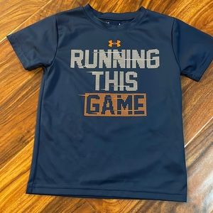 Boys under Armour dri fit shirt